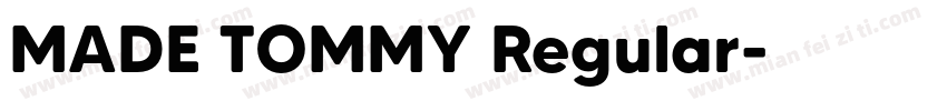 MADE TOMMY Regular字体转换